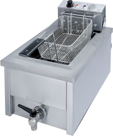 M&M equipment Fryer Electrică 5.1kW Capacity 10lt 35x54x29cm F100