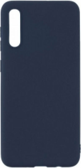 Senso Soft Touch Umschlag Rückseite Silikon Blau (Galaxy A70)