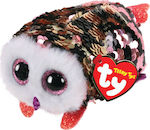 TY Boos Sequin Owl Pink/Black