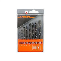 Sthor Set Lemn Aghiță 3-10mm Burghiu cu Tija Cilindrică pentru Lemn 10mm / 3mm