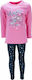 Trax Kids Set with Leggings Winter 2pcs Pink