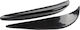 Autoline Protective Door Guards for Car Bumpers 33cm x 4.5cm 2pcs Black