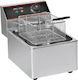 ItalStar Elektrische Fritteuse 2.5kW Kapazität 6Es 26.5x42.5x30cm ITAL6L