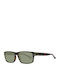 Gant Men's Sunglasses with Brown Tartaruga Plastic Frame and Green Lens GA7059 52N