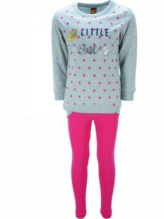 Trax Kinder Set mit Leggings Winter 2Stück Gray