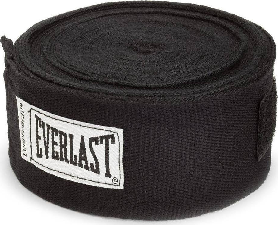 Everlast Classic Cotton Handwraps 2.75m 4455 Black Skroutz.gr