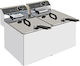 XDome Фритюрница Електрическа 9кВт Капацитет 7лт 41x53x31.5см XDF77LS
