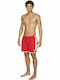 Herren Badebekleidung Shorts Rot Gestreift