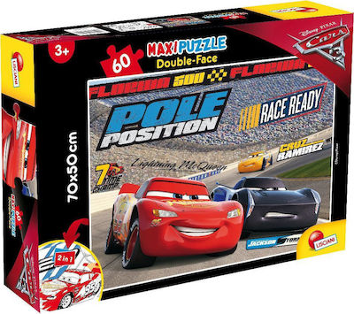 Kids Puzzle Maxi Double-Face Cars 3 Challenge for 3++ Years 60pcs Lisciani Giochi