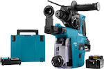 Makita Hammer Rotary Battery Brushless 18V with SDS Plus Makpac 4 & DC18RC Powder & Charger Kit