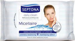 Septona Daily Clean Micellaire Makeup Remover Wipes for Normal/Combination Skin