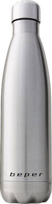 Beper Travel Flask Flasche Thermosflasche Rostfreier Stahl Silber 500ml BI.505