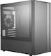 CoolerMaster Masterbox NR400 Without ODD Gaming Mini Tower Computer Case with Window Panel Gray