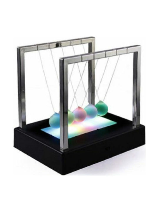 Light Up Newtons Cradle Balance Balls Εκκρεμές του Νεύτωνα για Διακόσμηση Γραφείου 15x10x15εκ.