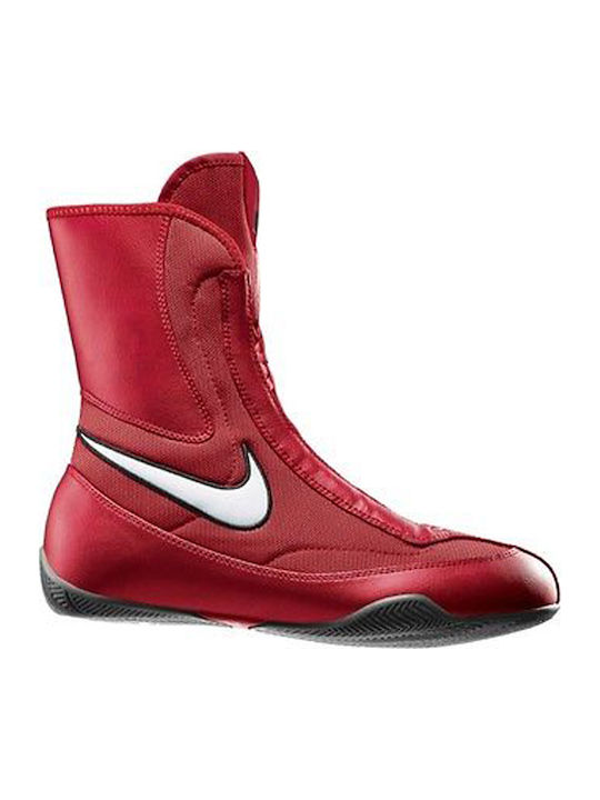 Nike Oly Mid Παπούτσια Πυγμαχίας Ενηλίκων Κόκκινα