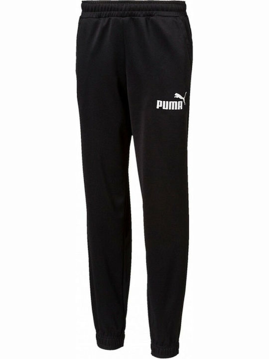 Puma Παιδικό Παντελόνι Φόρμας Μαύρο ESS Logo Poly Pants CL