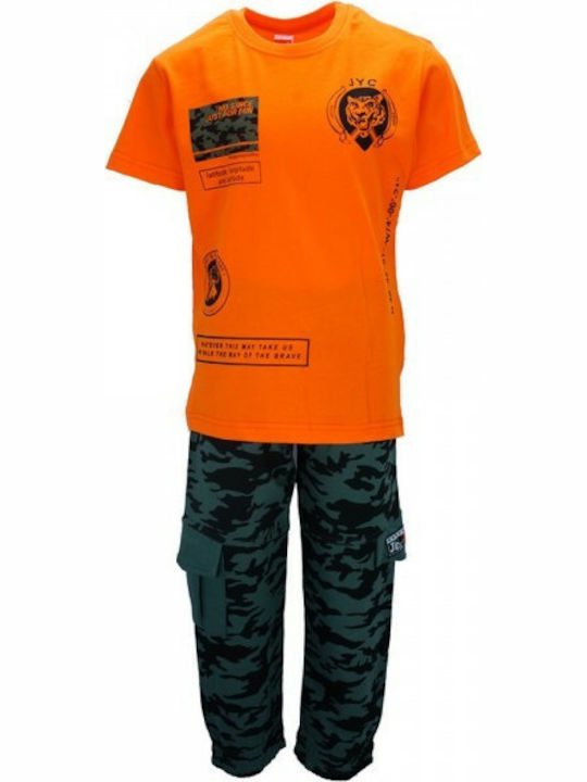 Joyce Kids Set with Pants Summer 2pcs Orange