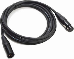 Bridgecable Kabel XLR-Stecker - XLR-Buchse Schwarz 3m (TMC04B)