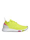 adidas NMD_Racer Primeknit Sneakers Semi Solar Yellow / Cloud White