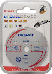 Dremel DSM500 Δίσκος Κοπής Καρβιδίου Πολλαπλής Χρήσης Disc de tăiere Materiale de construcție 20mm 1buc