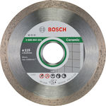 Bosch Διαμαντόδισκος Κοπής Πλακιδίων Ceramic 115mm Disc de tăiere Materiale de construcție 115mm 1buc