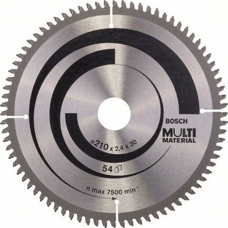 Bosch Saw blade Multi Material 216mm Cutting Disc Wood Hole Diameter 216mm with 80 Teeth 1pcs