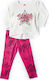 Joyce Kids Set with Leggings Winter 2pcs White