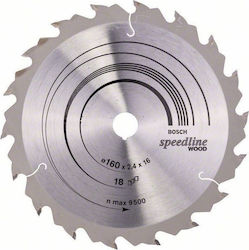 Bosch Disc de ferăstrău Speedline Wood 160mm Di...