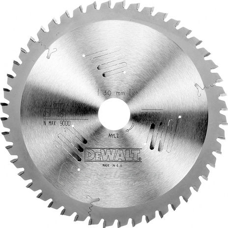 Dewalt Wood Cutting Disc 165mm Cutting Disc Wood Hole Diameter 165mm with 48 Teeth 1pcs