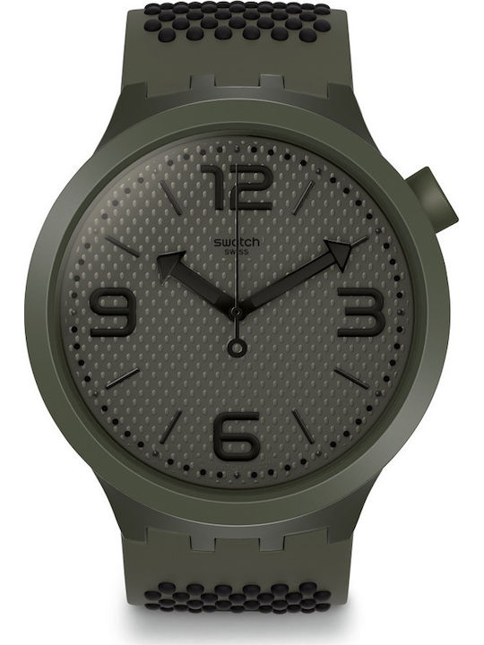 Swatch Big Bold Ceas Barbati 47mm cu Călăruș Gri Cauciuc
