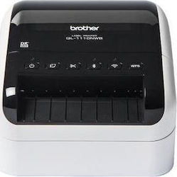 Brother QL-1110NWB Imprimantă de etichete Transfer direct Bluetooth / Ethernet / USB / Wi-Fi 300 dpi