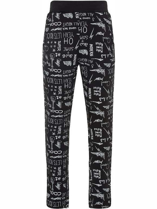 Name It Copilăresc Pantalon de Trening Negru 1buc