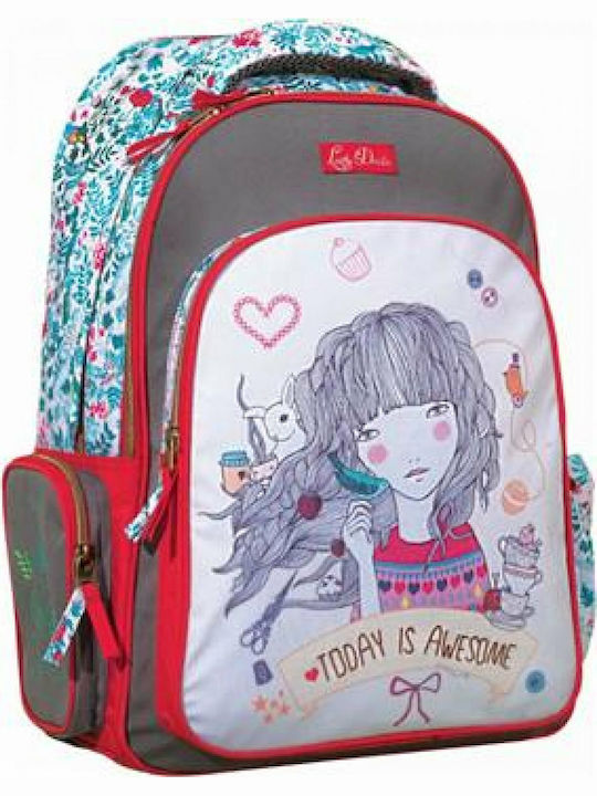 Back Me Up Lady Desidia School Bag Backpack Elementary, Elementary Multicolored