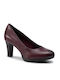 Tamaris Pumps mit Chunky mittelhohem Absatz Burgundisch