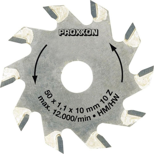 Proxxon Disc de tăiere Lemn cu 10 Dinti 50mm