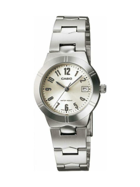 Casio Watch with Silver Metal Bracelet LTP-1241D-7A2