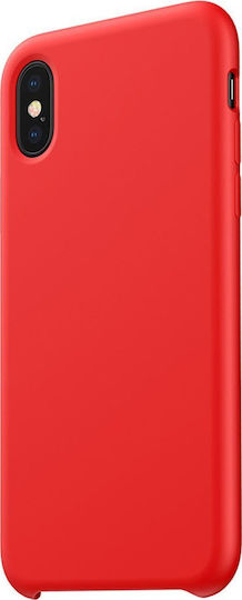 Baseus LSR Liquid Back Cover Silicone Red (iPhone XS Max)