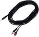 The Sssnake Cablu Audio 3,5 Mm Male - Rca De Sex Masculin Negru 6m YRK2060
