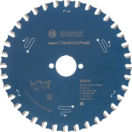 Bosch Disc Expert for Sandwich Panel 190x30mm Disc de tăiere pentru Panou 190mm