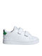 Adidas Παιδικά Sneakers Advantage με Σκρατς Cloud White / Green / Grey Two