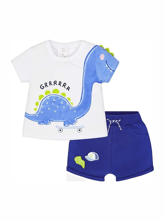 Mayoral Kids Set with Shorts Summer 2pcs White