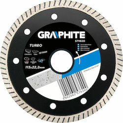 Graphite Diamond disc Turbo 115mm 57H620 Cutting Disc Construction Materials Hole Diameter 115mm 1pcs