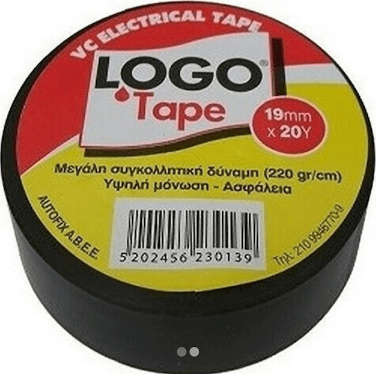 Logo Insulation Tape 19mm x 20m PVC Black