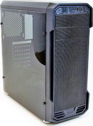 Supercase Styx ST06A Gaming Midi Tower Computer Case with Window Panel Black