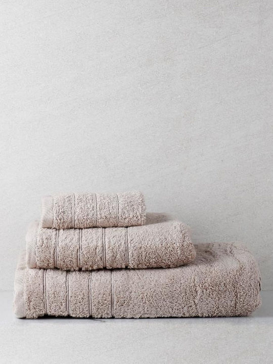 Sunshine Bath Towel Set 3pcs Dory 11 Medium Bei...