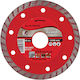 Raider Cutting Disc Diamond Turbo 230mm RD-DD08 Cutting Disc Construction Materials Hole Diameter 230mm 1pcs