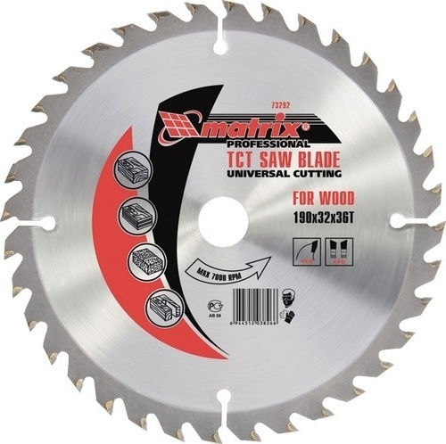 MTX Disc de tăiere Lemn cu 36 Dinti 230mm