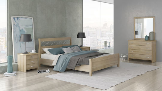 Σετ Κρεβατοκάμαρας No 27 Latte (Mε Μπαούλο) 140x190εκ. 5τμχ