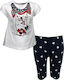 Funky Kinderkleidung Set mit Leggings Sommer 2Stück Weiß