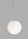 Nowodvorski Cumulus S Pendant Light Single-Light Ball for Socket E27 White